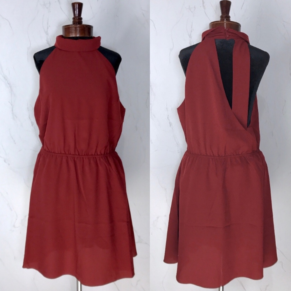 NWT Haute Hippie Cutout Crepe de Chine Dress